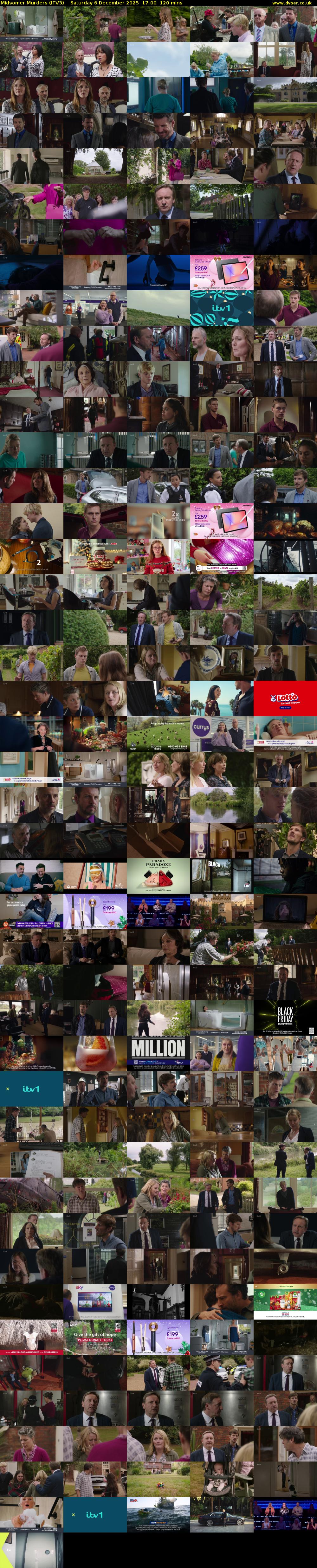 Midsomer Murders (ITV3) Saturday 6 December 2025 17:00 - 19:00
