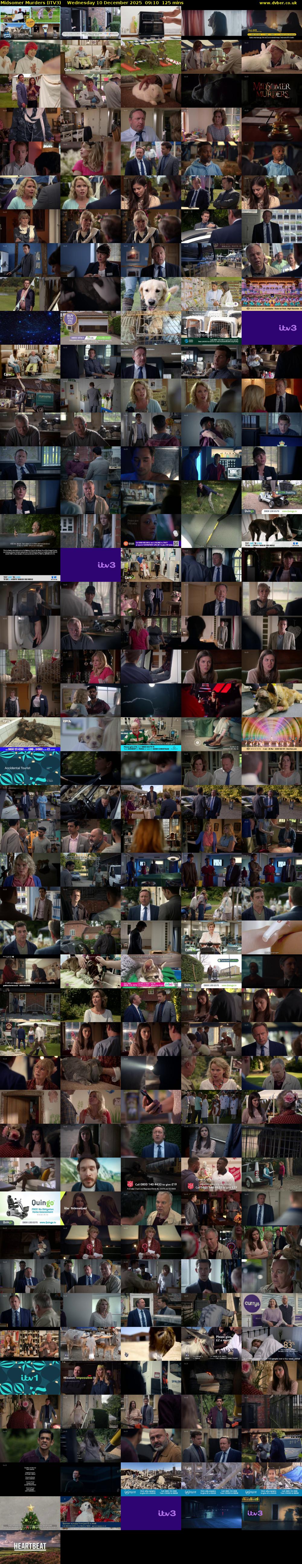 Midsomer Murders (ITV3) Wednesday 10 December 2025 09:10 - 11:15