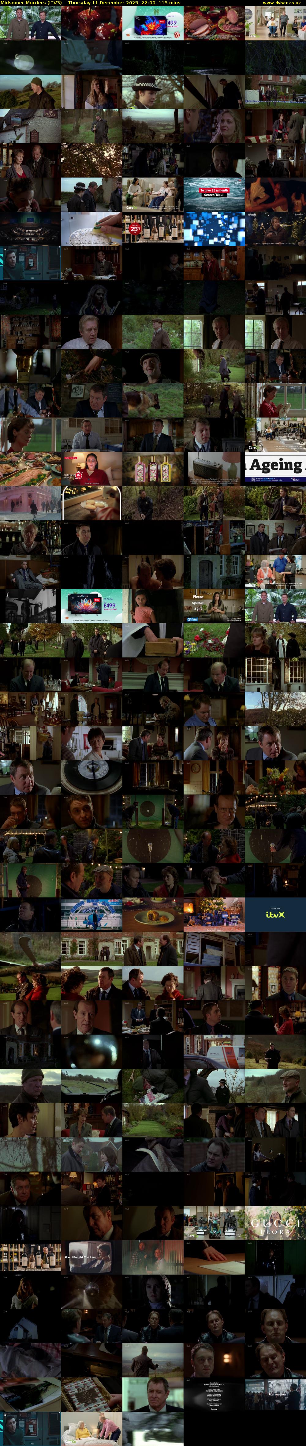 Midsomer Murders (ITV3) Thursday 11 December 2025 22:00 - 23:55