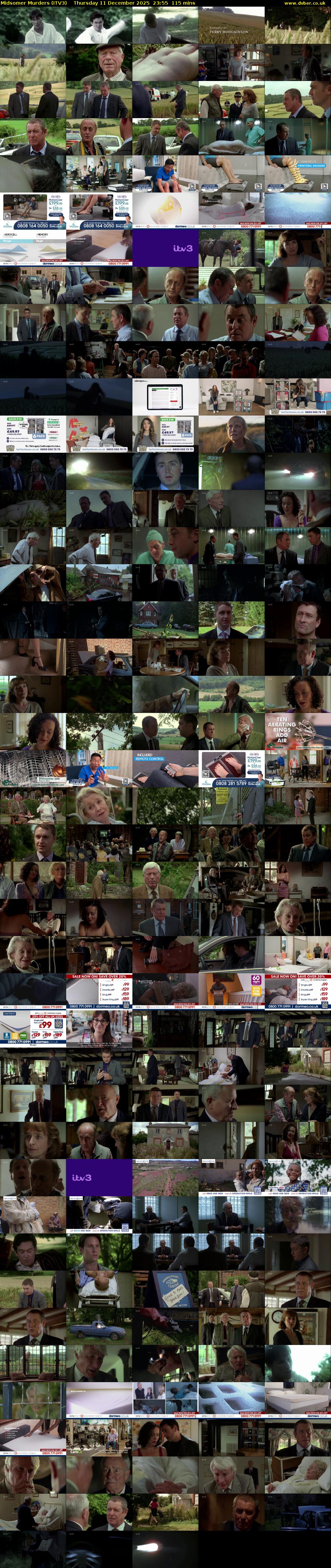 Midsomer Murders (ITV3) Thursday 11 December 2025 23:55 - 01:50