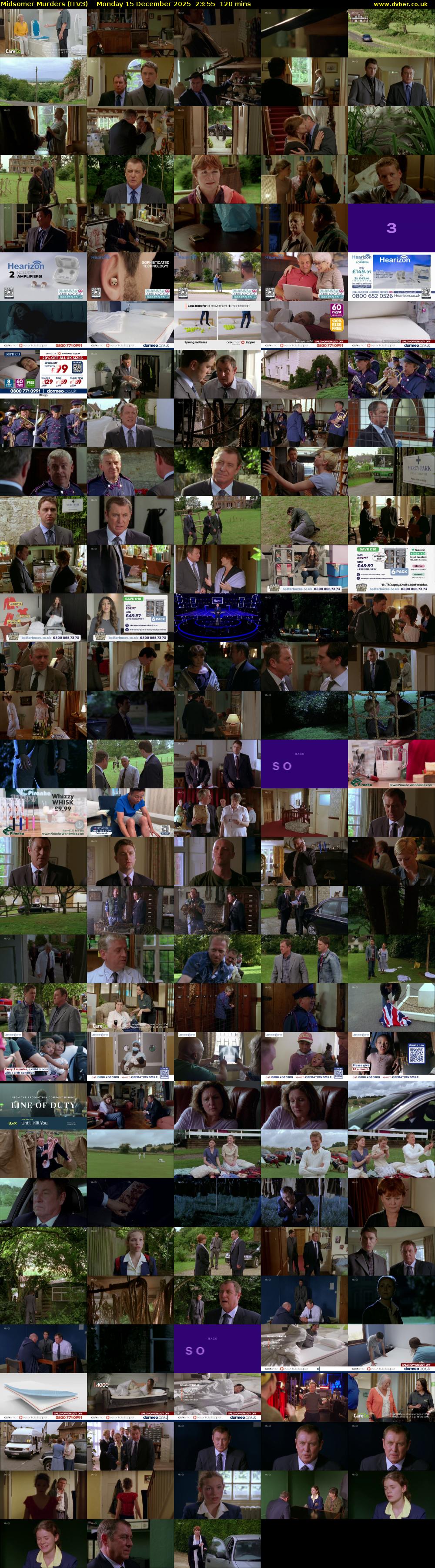 Midsomer Murders (ITV3) Monday 15 December 2025 23:55 - 01:55