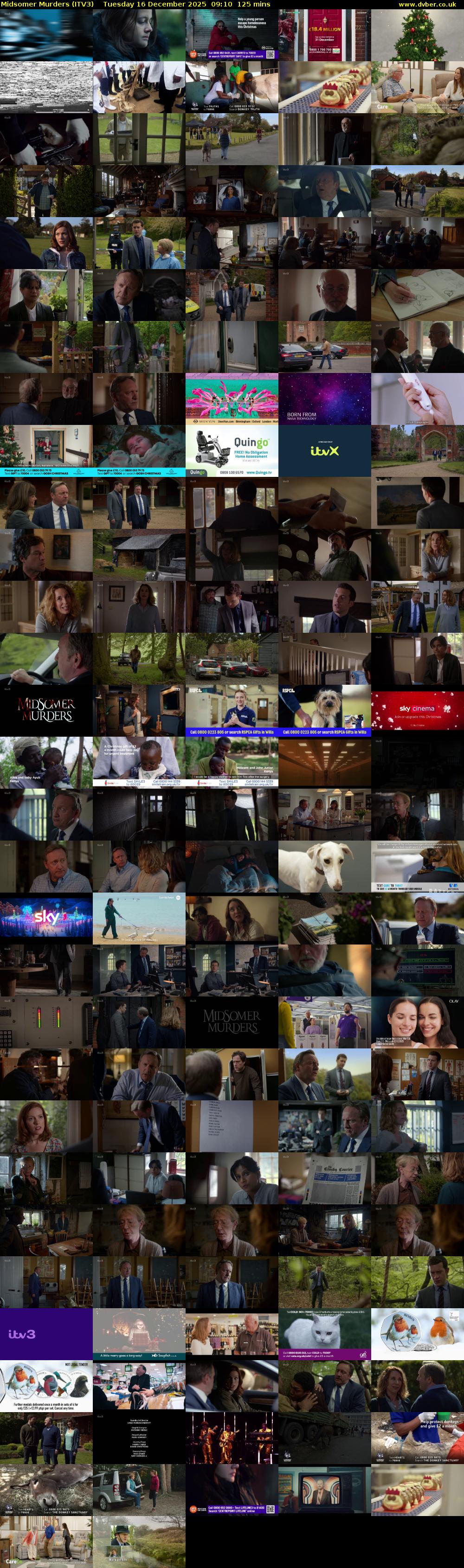 Midsomer Murders (ITV3) Tuesday 16 December 2025 09:10 - 11:15
