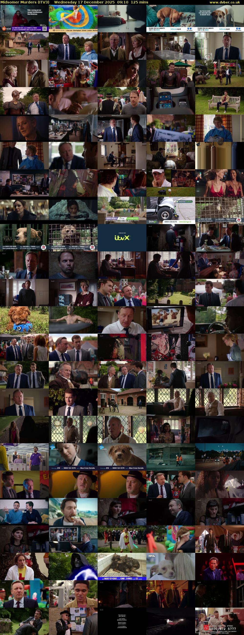 Midsomer Murders (ITV3) Wednesday 17 December 2025 09:10 - 11:15