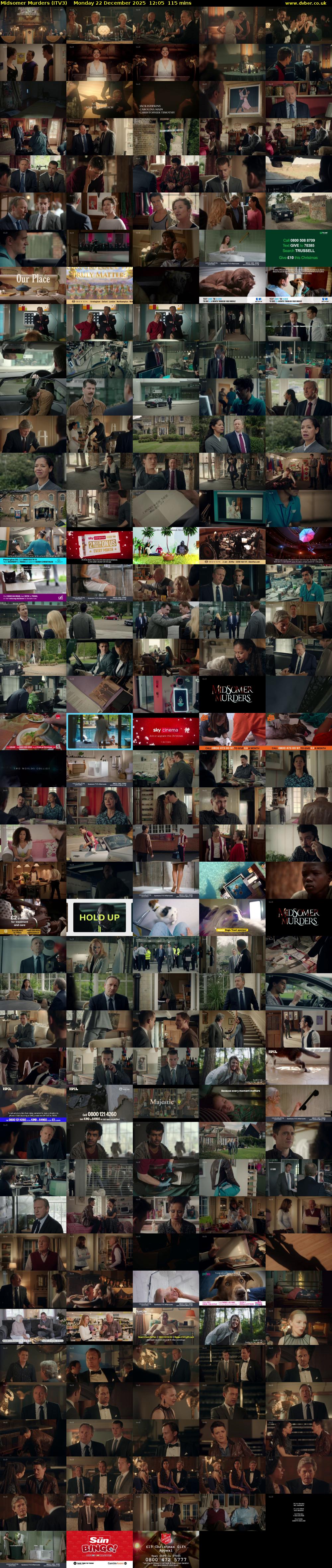 Midsomer Murders (ITV3) Monday 22 December 2025 12:05 - 14:00