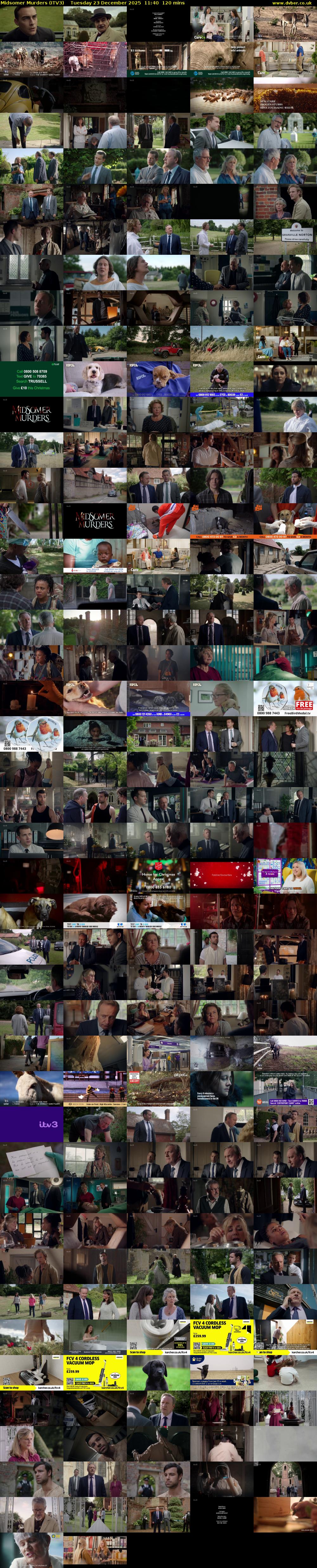 Midsomer Murders (ITV3) Tuesday 23 December 2025 11:40 - 13:40