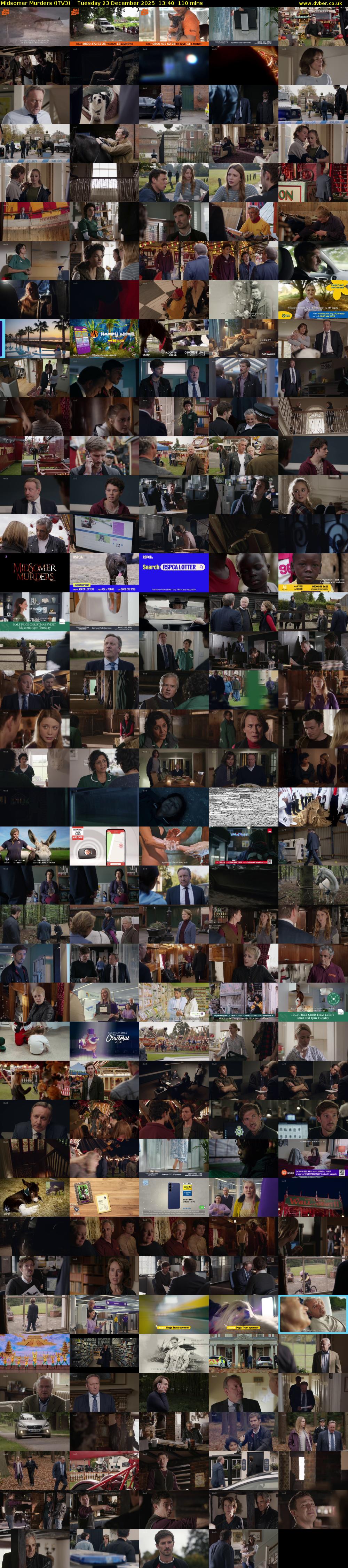 Midsomer Murders (ITV3) Tuesday 23 December 2025 13:40 - 15:30