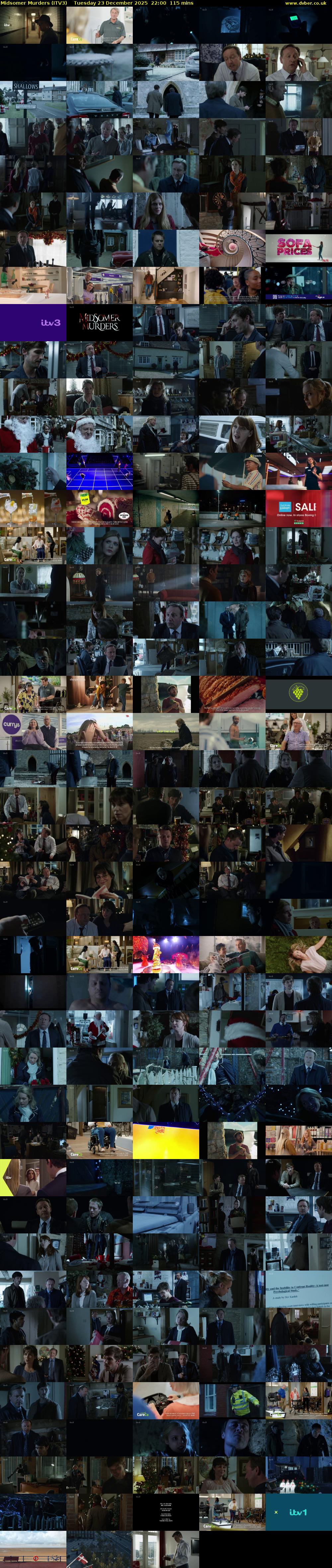 Midsomer Murders (ITV3) Tuesday 23 December 2025 22:00 - 23:55