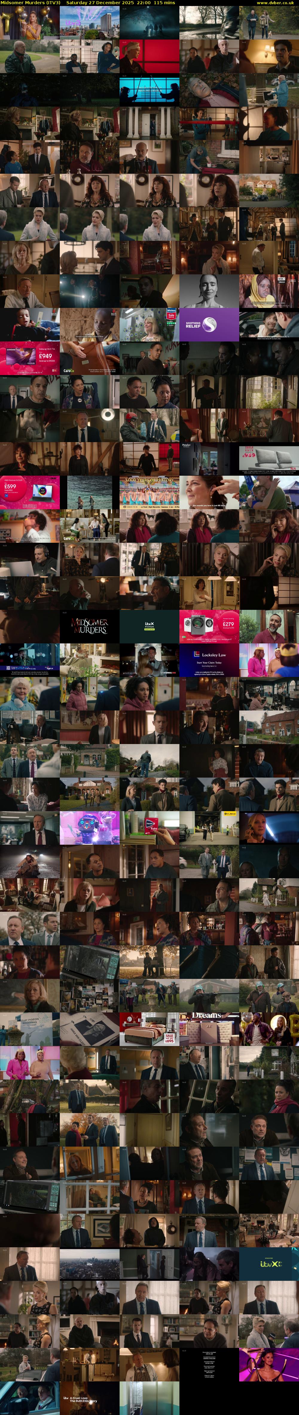 Midsomer Murders (ITV3) Saturday 27 December 2025 22:00 - 23:55