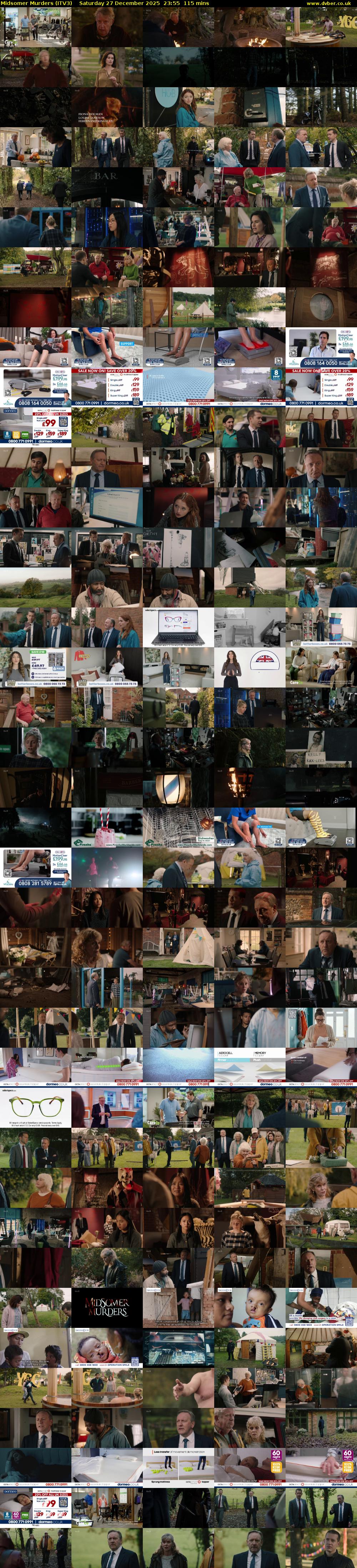 Midsomer Murders (ITV3) Saturday 27 December 2025 23:55 - 01:50