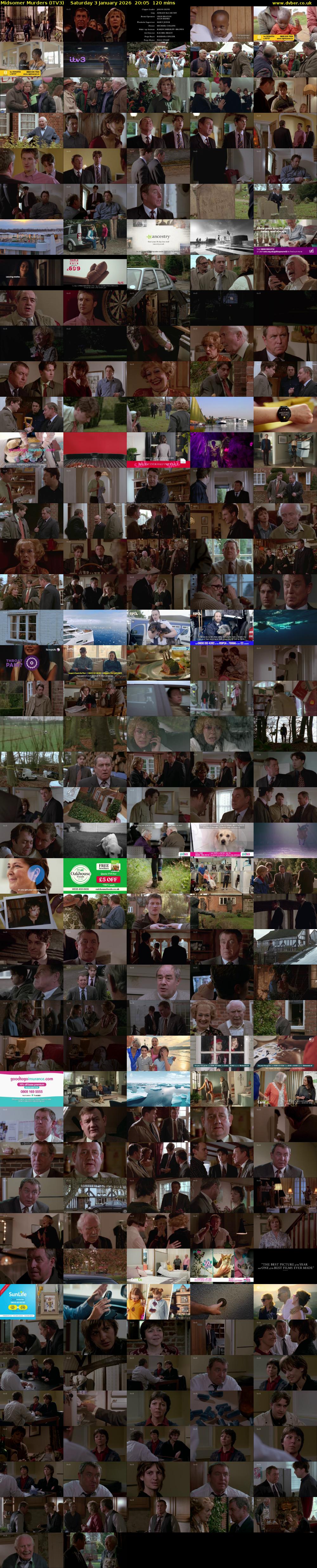 Midsomer Murders (ITV3) Saturday 3 January 2026 20:05 - 22:05