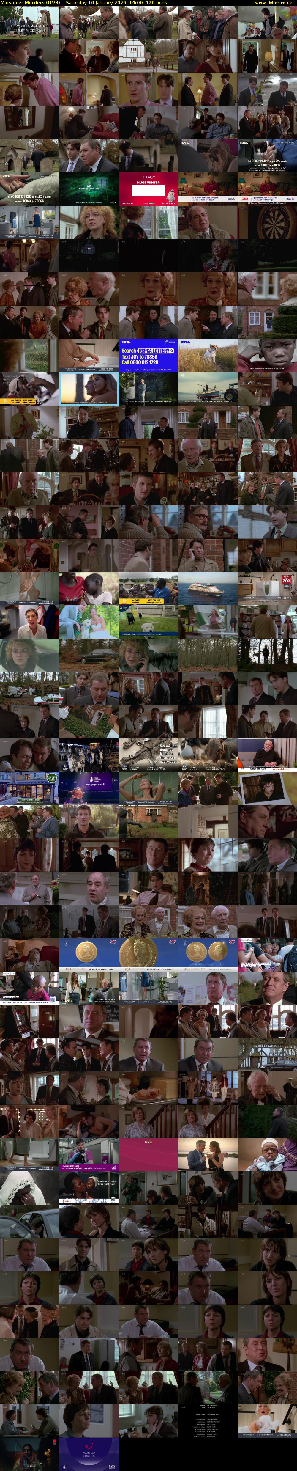 Midsomer Murders (ITV3) Saturday 10 January 2026 14:00 - 16:00