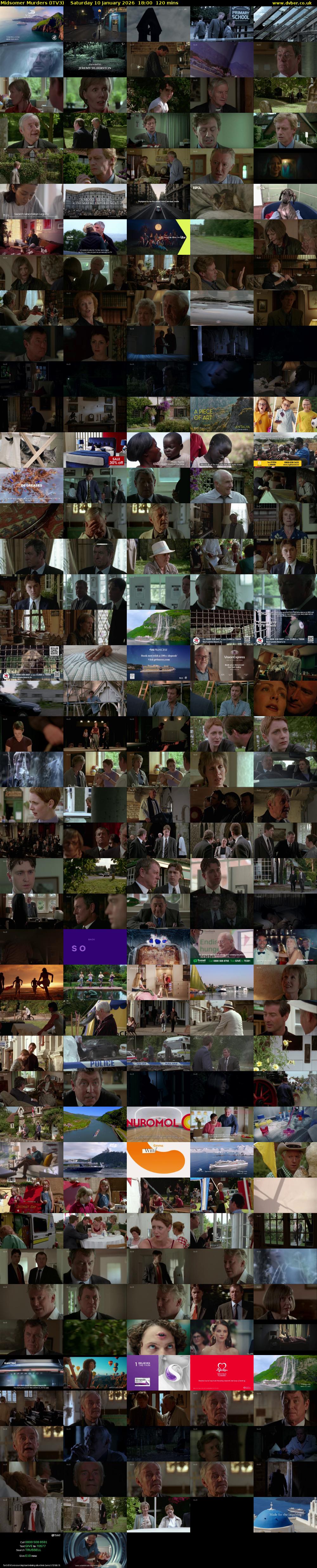 Midsomer Murders (ITV3) Saturday 10 January 2026 18:00 - 20:00