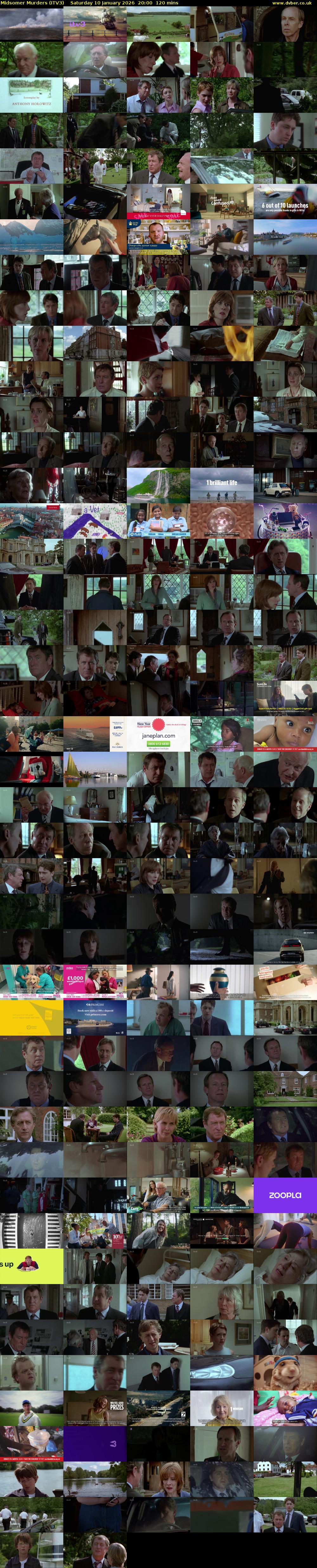 Midsomer Murders (ITV3) Saturday 10 January 2026 20:00 - 22:00