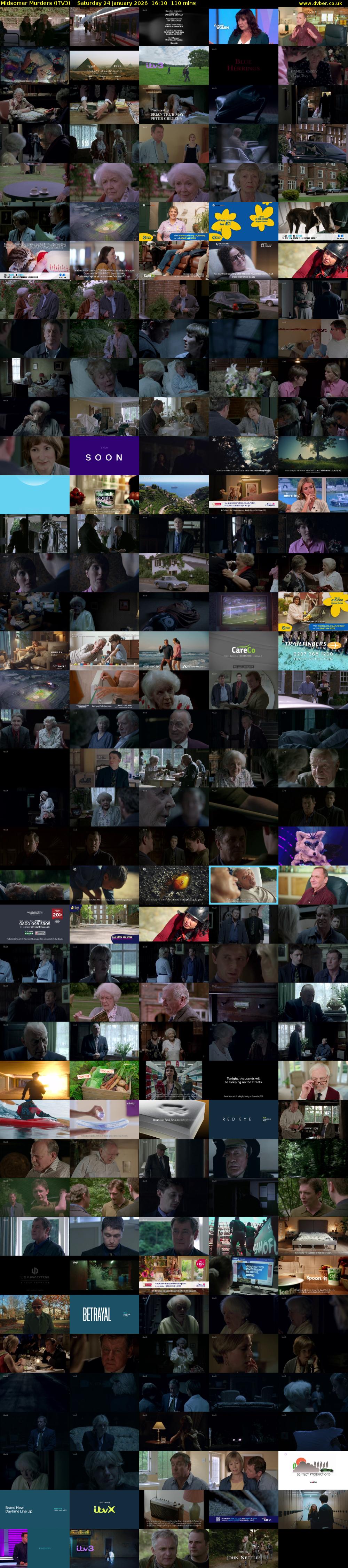 Midsomer Murders (ITV3) Saturday 24 January 2026 16:10 - 18:00