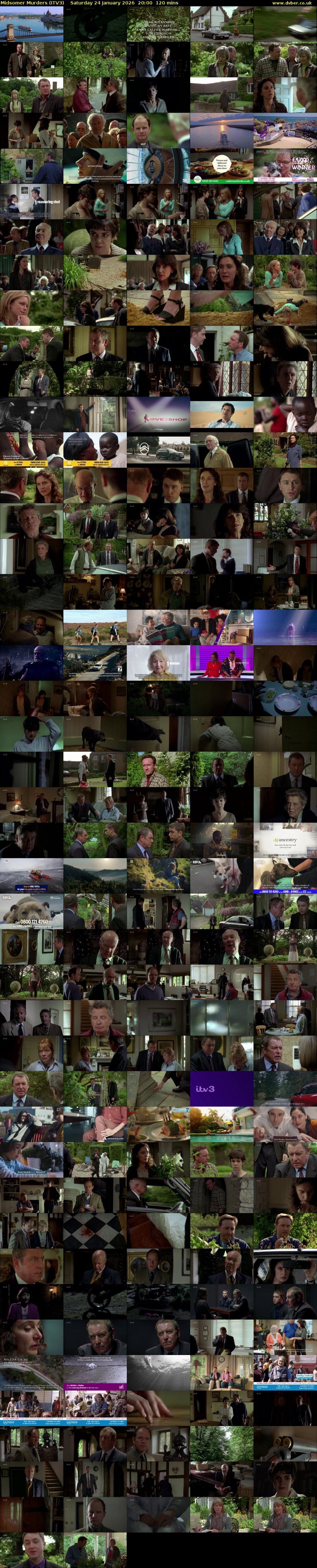 Midsomer Murders (ITV3) Saturday 24 January 2026 20:00 - 22:00