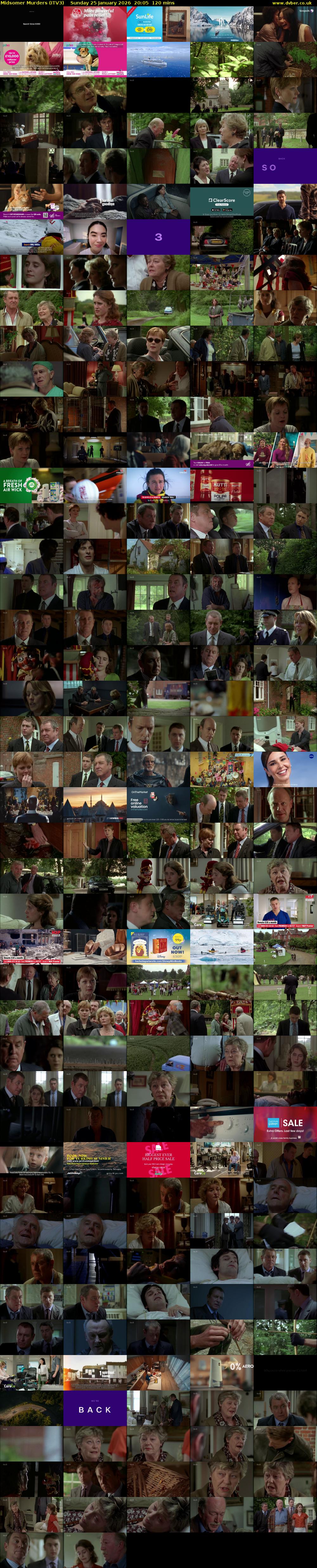 Midsomer Murders (ITV3) Sunday 25 January 2026 20:05 - 22:05