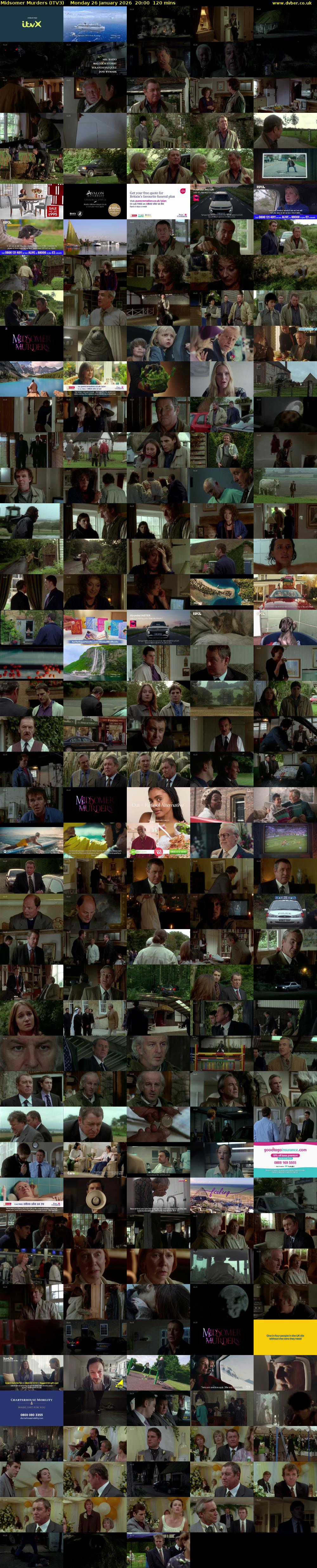 Midsomer Murders (ITV3) Monday 26 January 2026 20:00 - 22:00