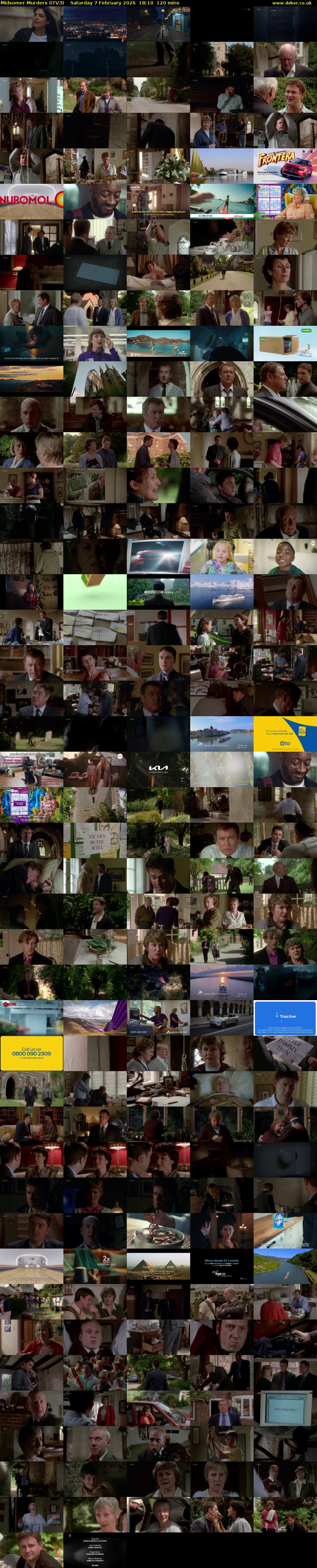Midsomer Murders (ITV3) Saturday 7 February 2026 18:10 - 20:10