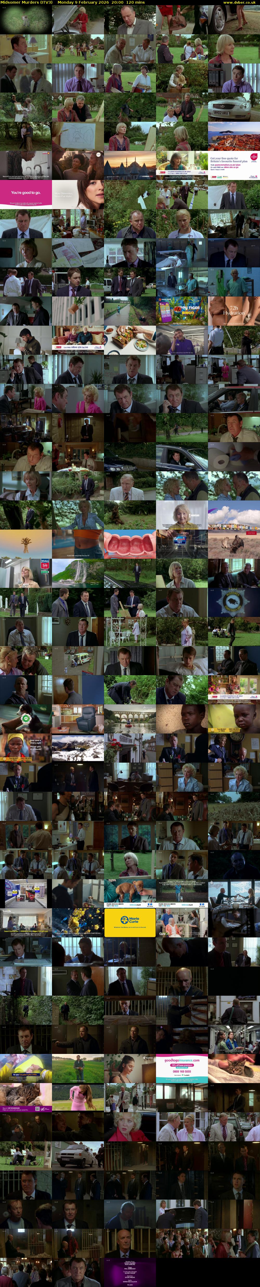 Midsomer Murders (ITV3) Monday 9 February 2026 20:00 - 22:00