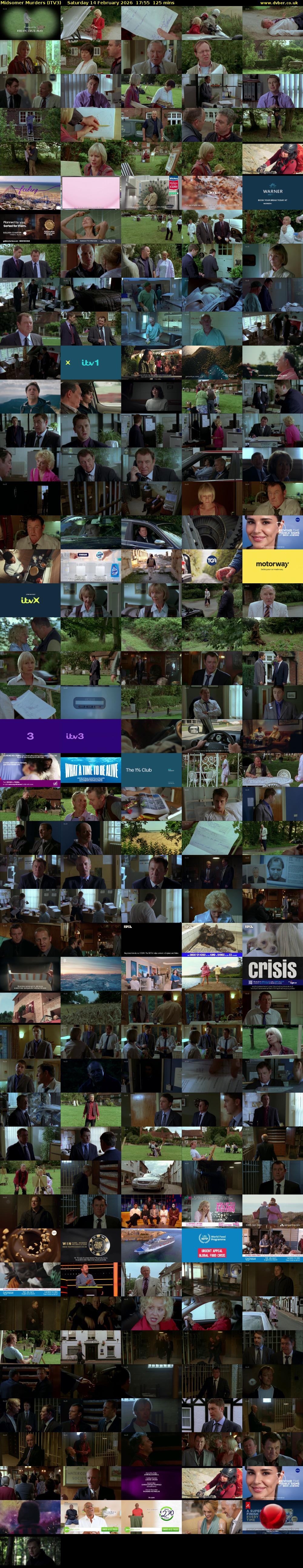 Midsomer Murders (ITV3) Saturday 14 February 2026 17:55 - 20:00