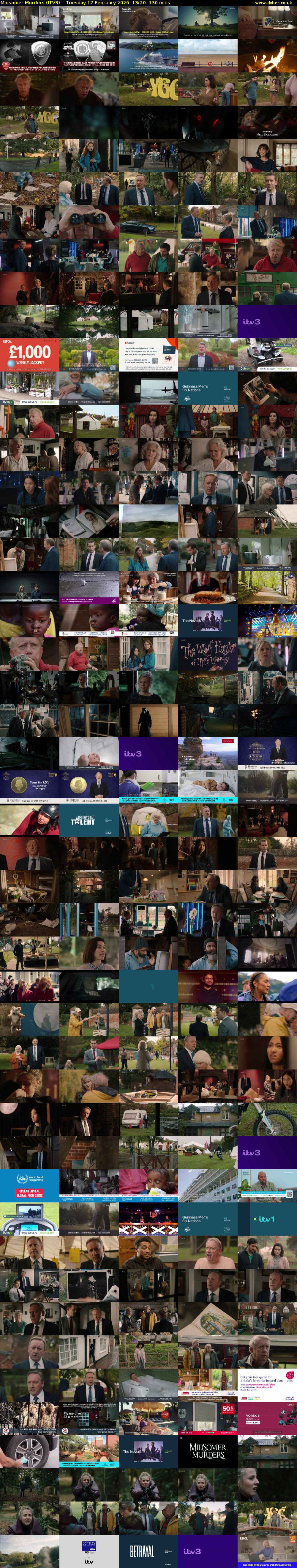 Midsomer Murders (ITV3) Tuesday 17 February 2026 13:20 - 15:30