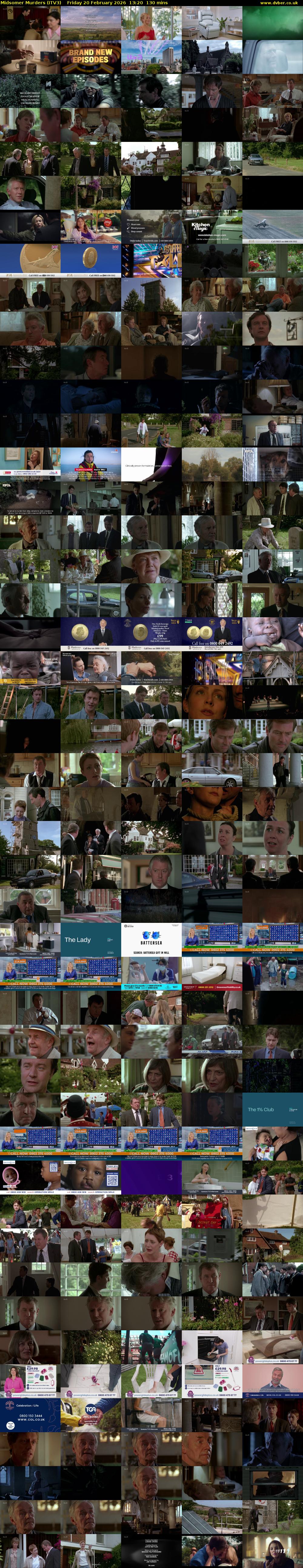 Midsomer Murders (ITV3) Friday 20 February 2026 13:20 - 15:30