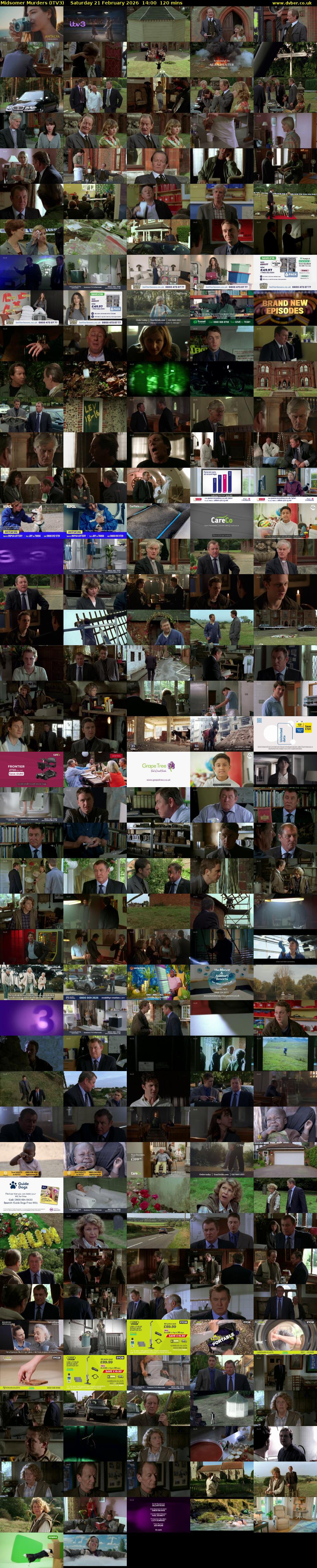 Midsomer Murders (ITV3) Saturday 21 February 2026 14:00 - 16:00