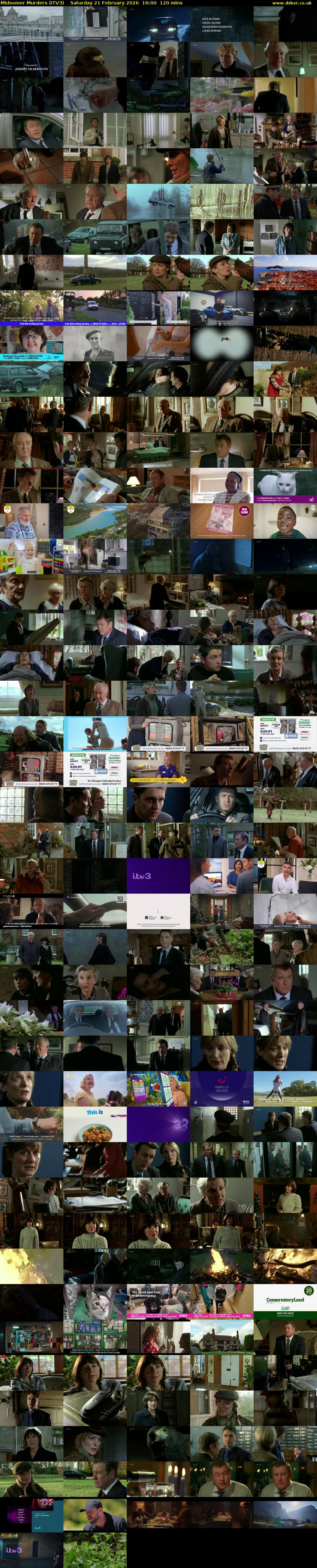 Midsomer Murders (ITV3) Saturday 21 February 2026 16:00 - 18:00
