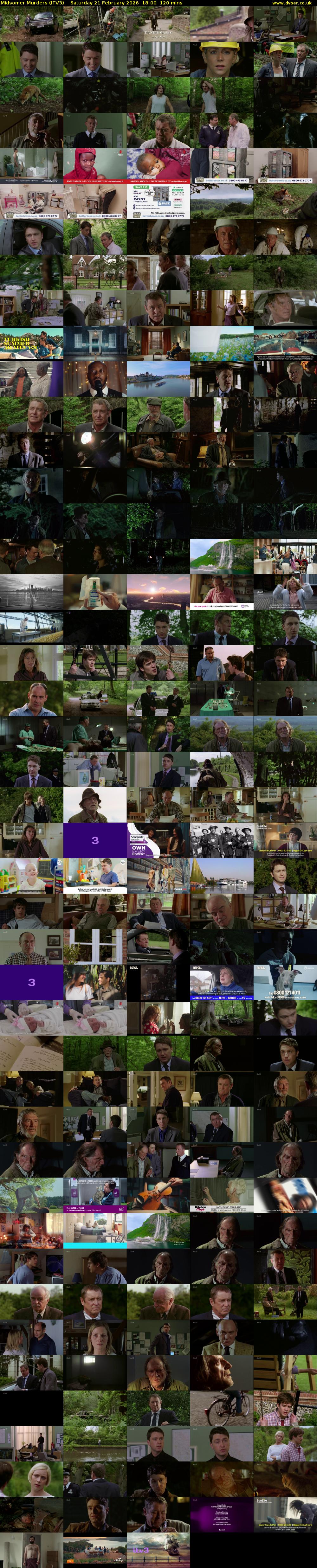 Midsomer Murders (ITV3) Saturday 21 February 2026 18:00 - 20:00