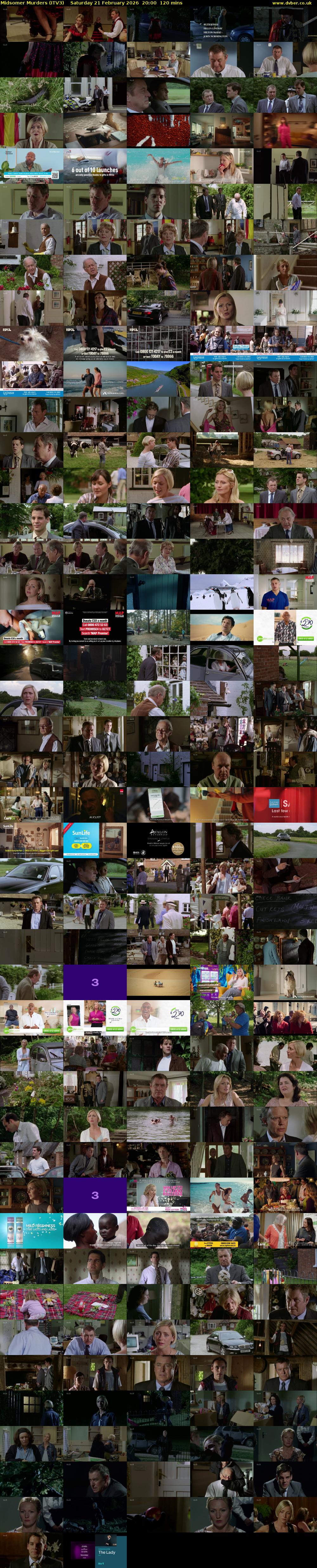 Midsomer Murders (ITV3) Saturday 21 February 2026 20:00 - 22:00