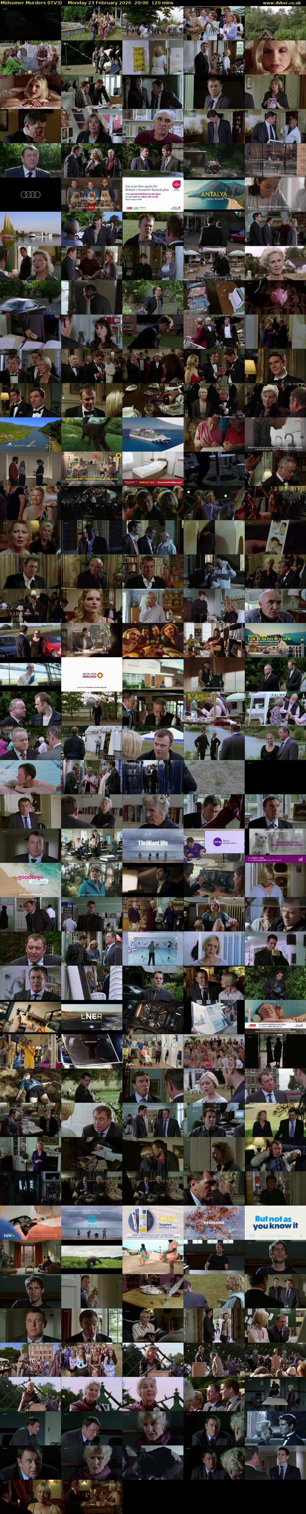 Midsomer Murders (ITV3) Monday 23 February 2026 20:00 - 22:00