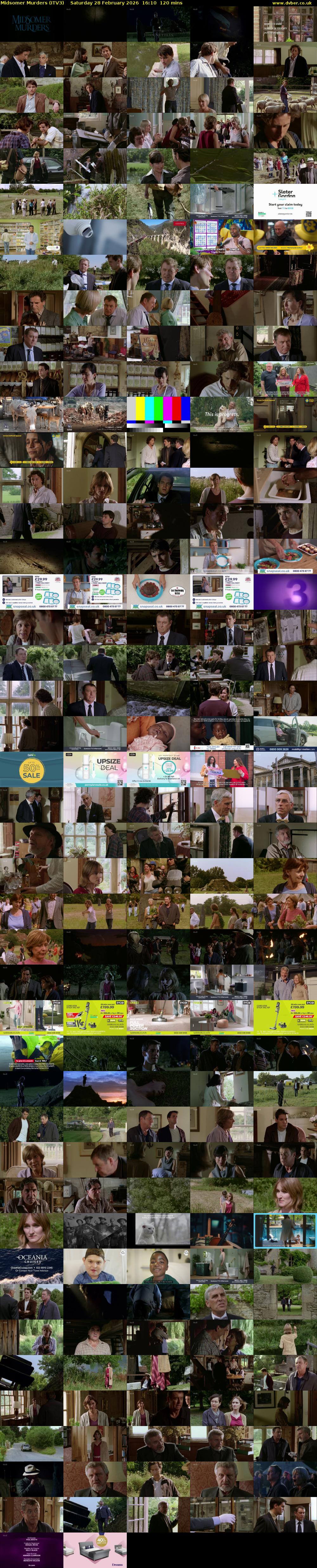 Midsomer Murders (ITV3) Saturday 28 February 2026 16:10 - 18:10