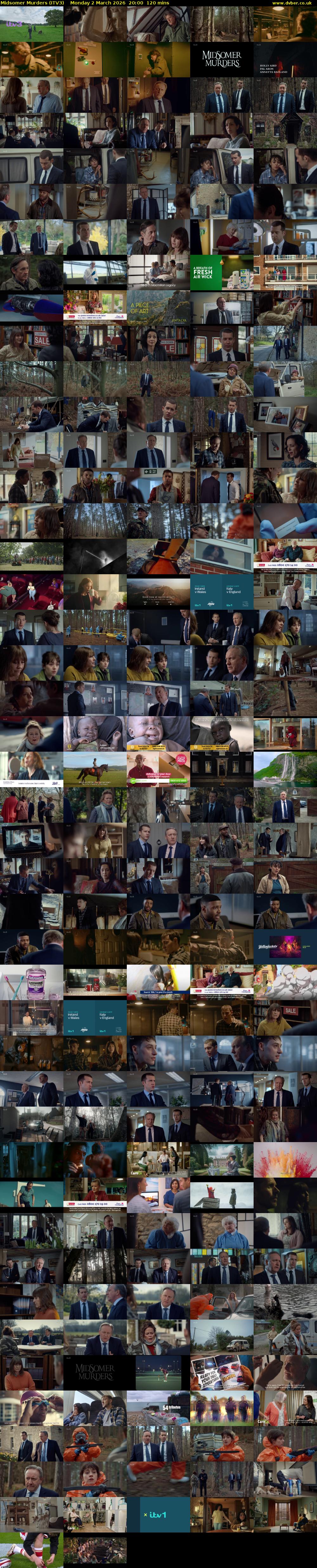 Midsomer Murders (ITV3) Monday 2 March 2026 20:00 - 22:00