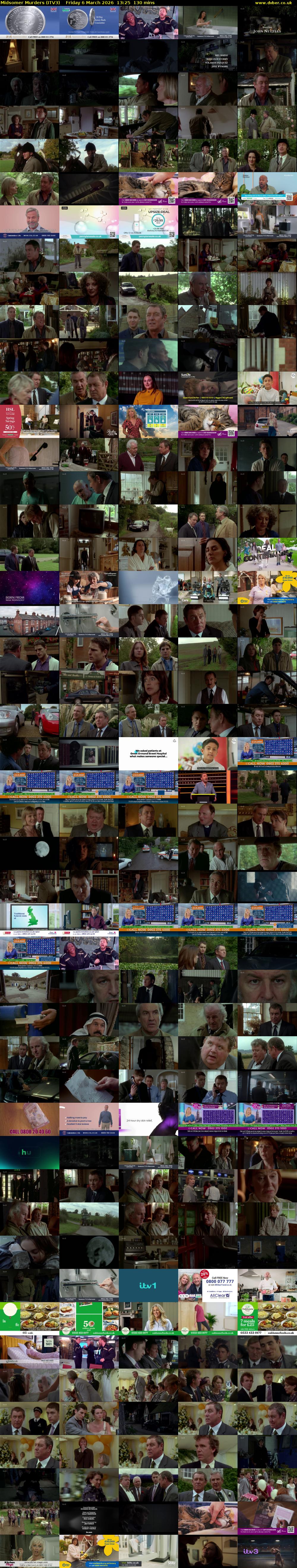 Midsomer Murders (ITV3) Friday 6 March 2026 13:25 - 15:35