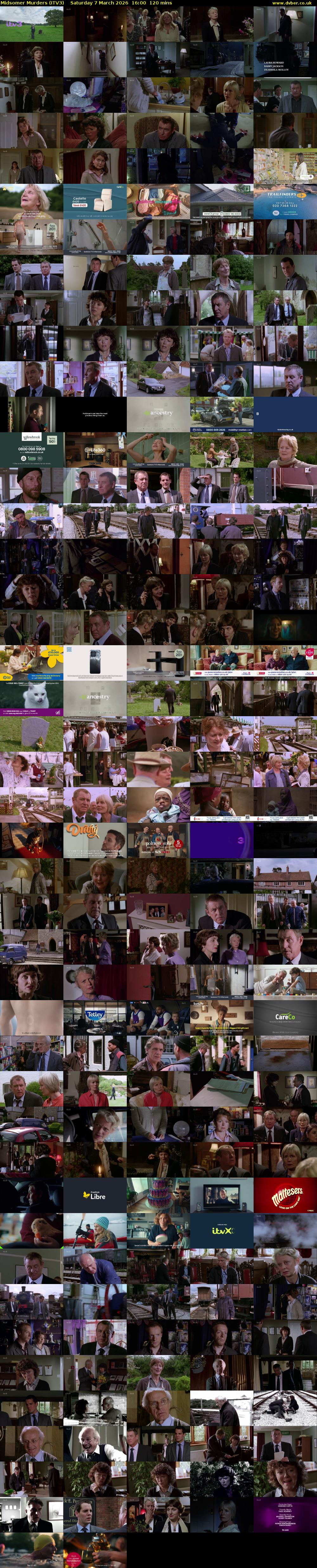Midsomer Murders (ITV3) Saturday 7 March 2026 16:00 - 18:00