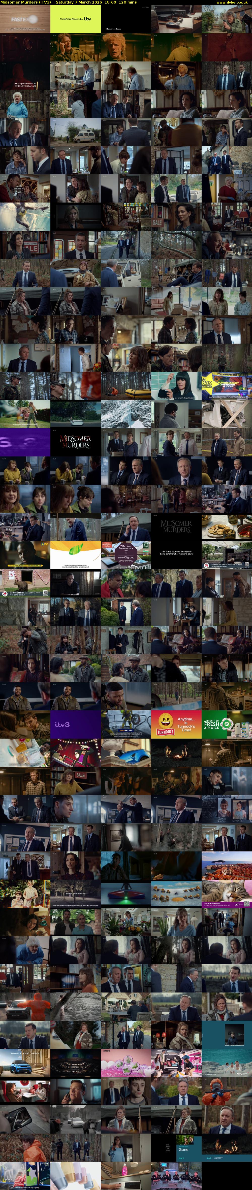 Midsomer Murders (ITV3) Saturday 7 March 2026 18:00 - 20:00