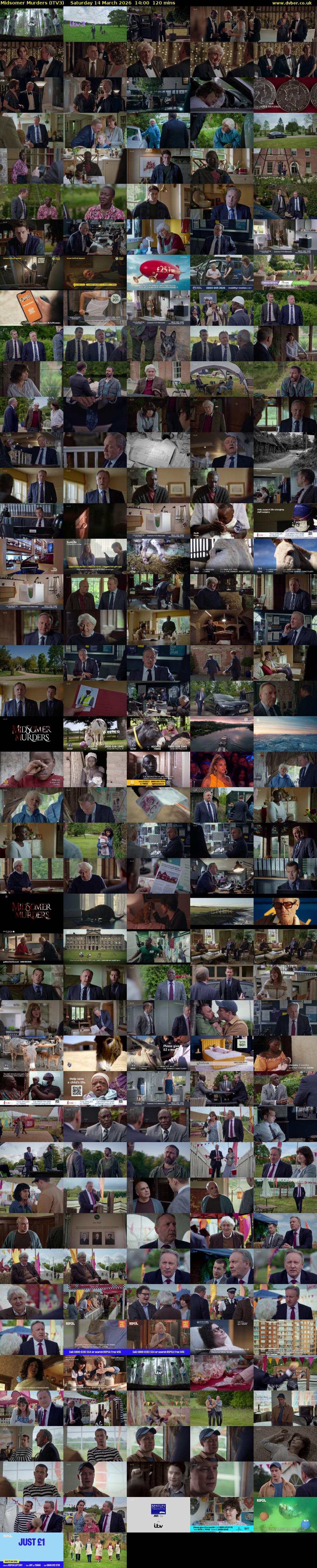 Midsomer Murders (ITV3) Saturday 14 March 2026 14:00 - 16:00