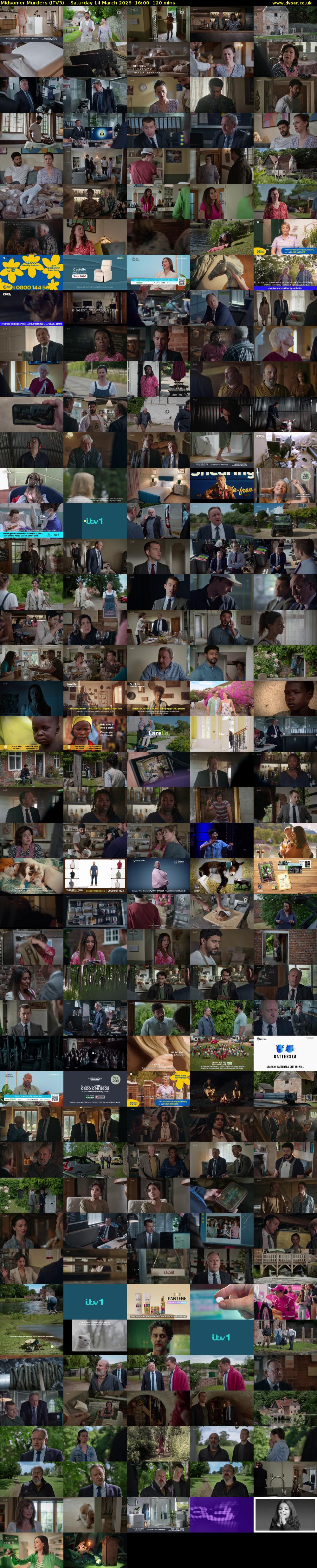 Midsomer Murders (ITV3) Saturday 14 March 2026 16:00 - 18:00