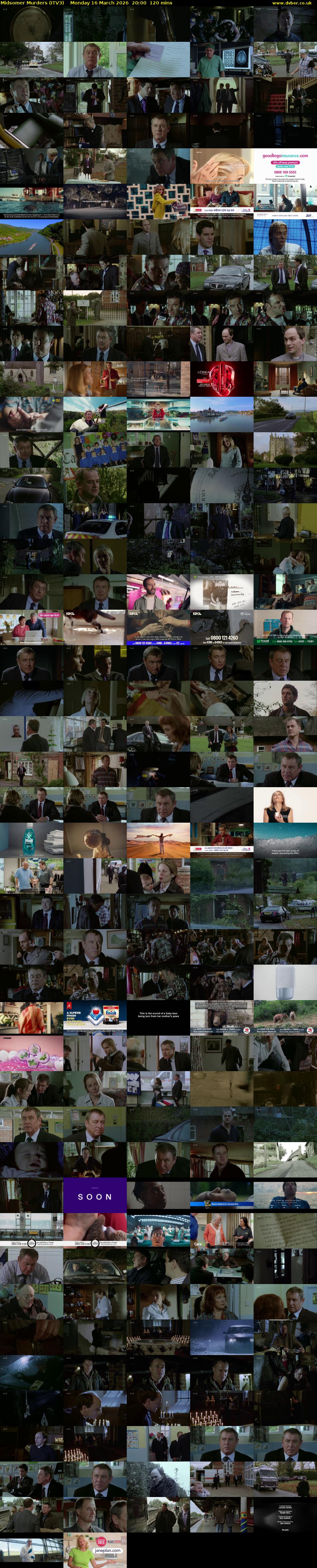 Midsomer Murders (ITV3) Monday 16 March 2026 20:00 - 22:00