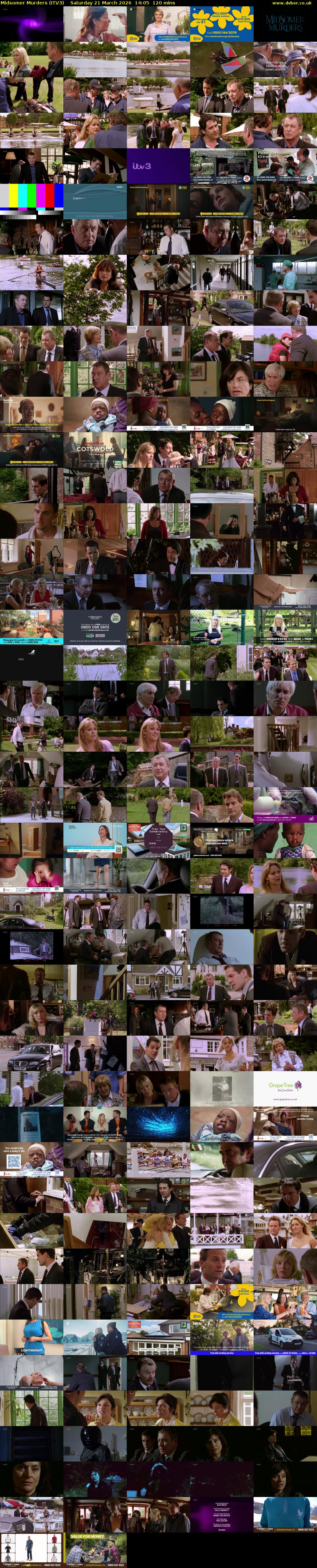 Midsomer Murders (ITV3) Saturday 21 March 2026 14:05 - 16:05