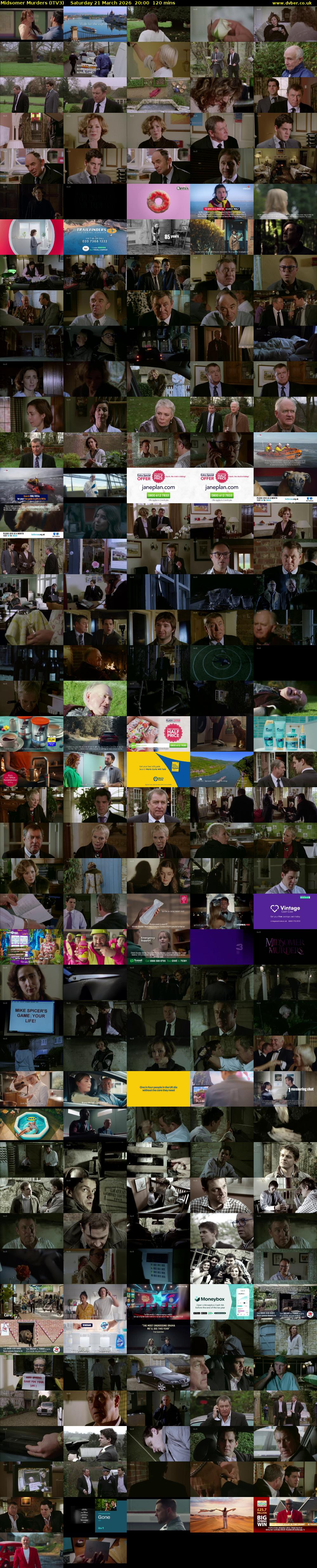 Midsomer Murders (ITV3) Saturday 21 March 2026 20:00 - 22:00