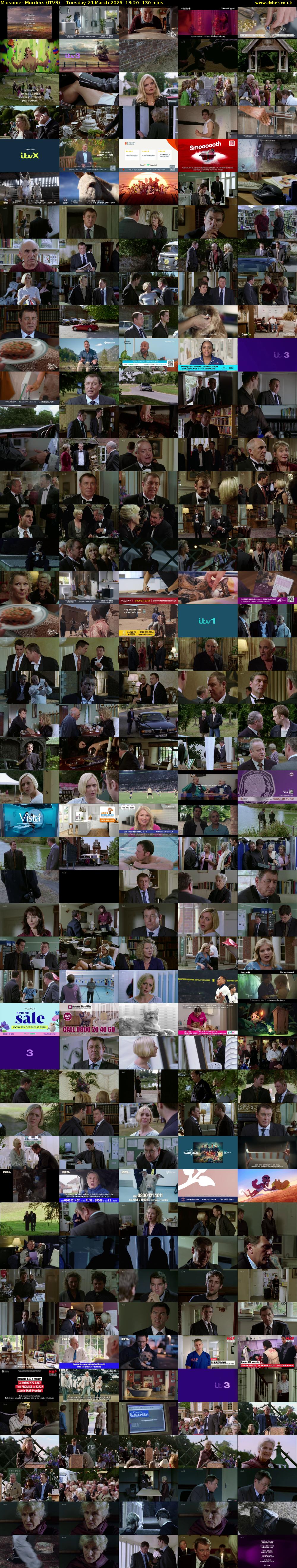 Midsomer Murders (ITV3) Tuesday 24 March 2026 13:20 - 15:30