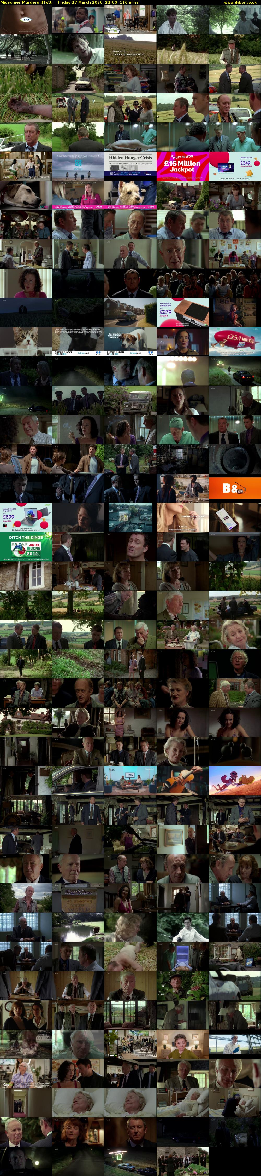 Midsomer Murders (ITV3) Friday 27 March 2026 22:00 - 23:50