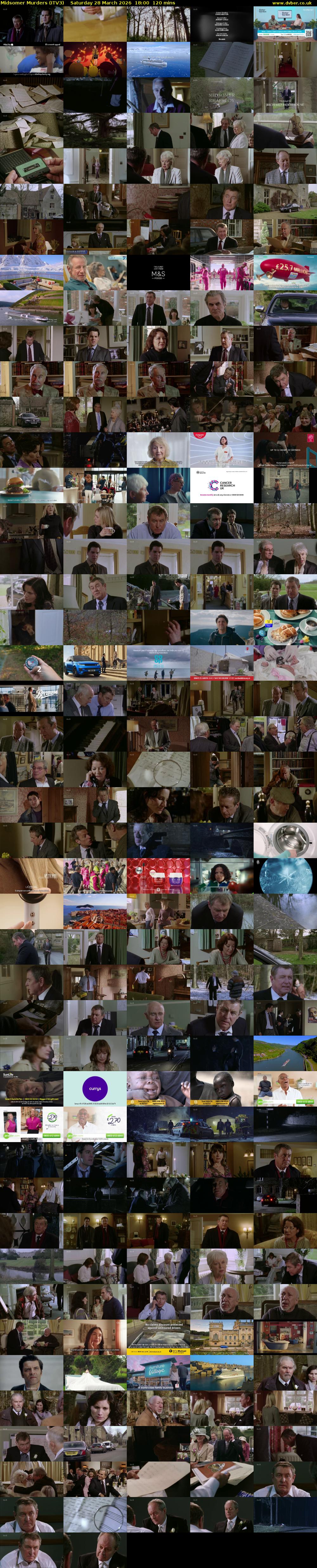 Midsomer Murders (ITV3) Saturday 28 March 2026 18:00 - 20:00