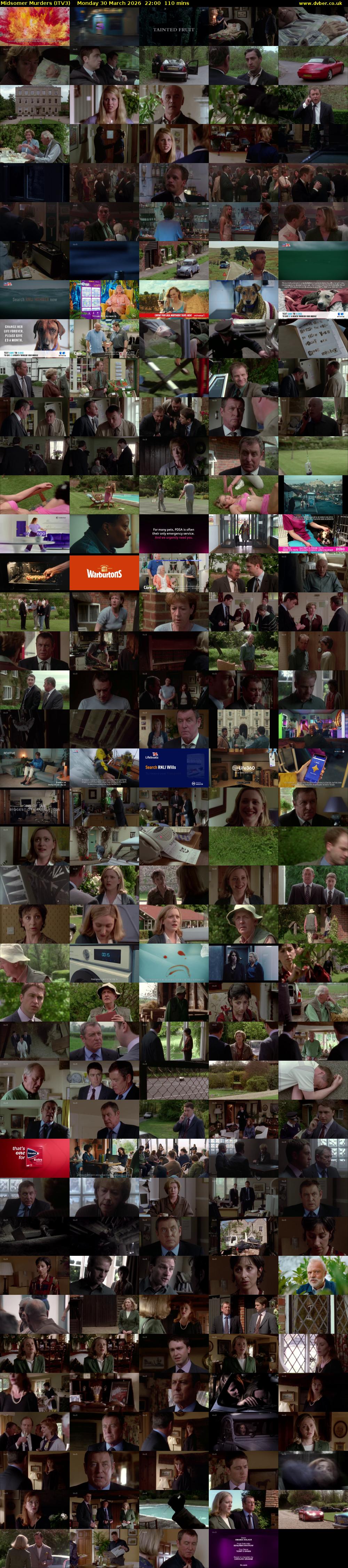 Midsomer Murders (ITV3) Monday 30 March 2026 22:00 - 23:50