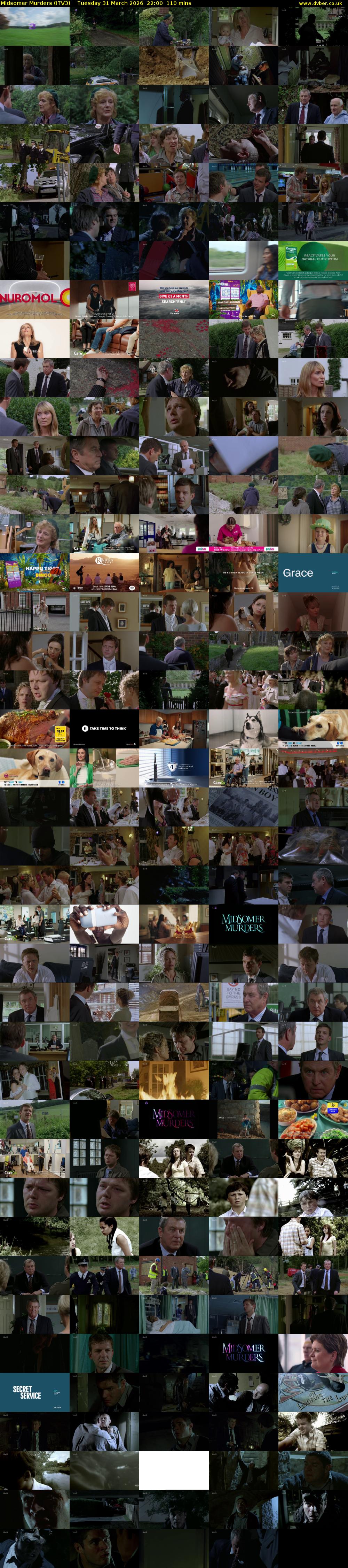 Midsomer Murders (ITV3) Tuesday 31 March 2026 22:00 - 23:50