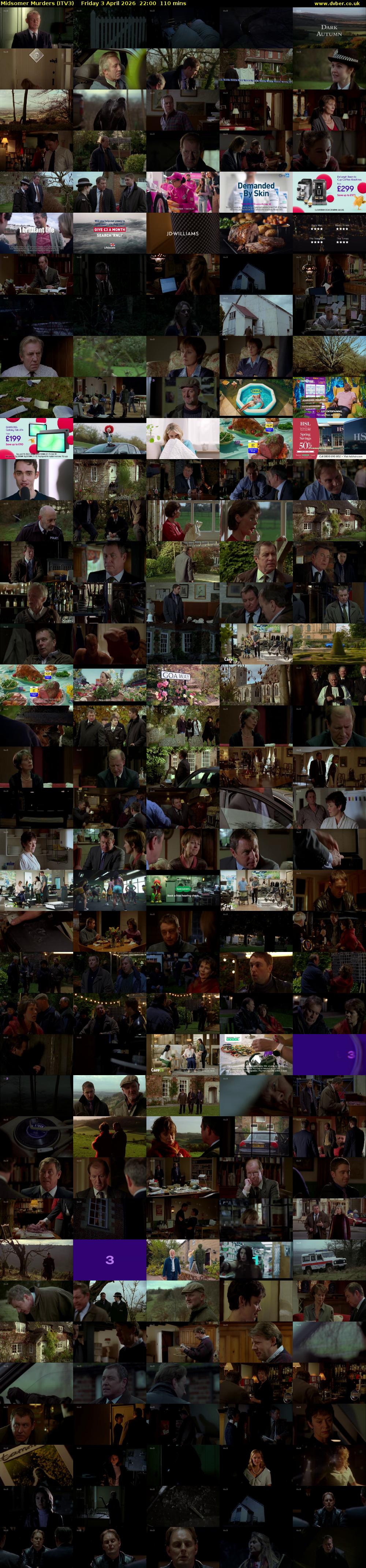 Midsomer Murders (ITV3) Friday 3 April 2026 22:00 - 23:50