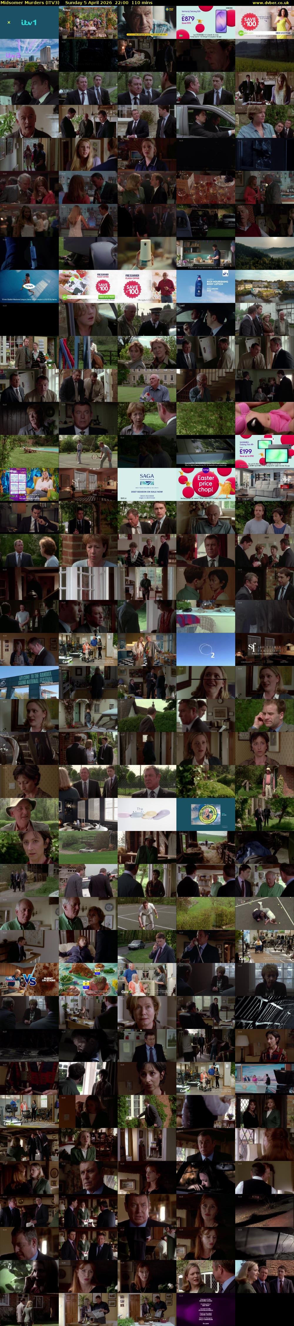 Midsomer Murders (ITV3) Sunday 5 April 2026 22:00 - 23:50