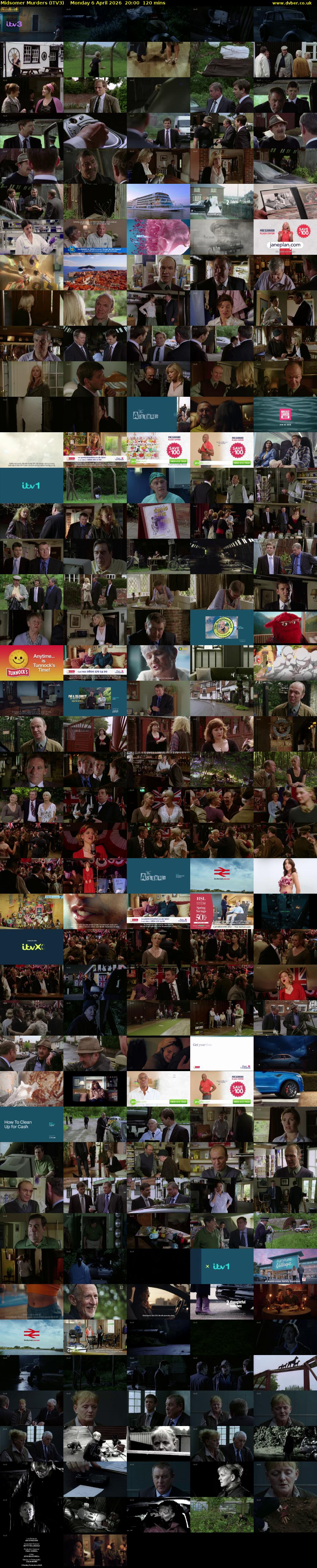 Midsomer Murders (ITV3) Monday 6 April 2026 20:00 - 22:00