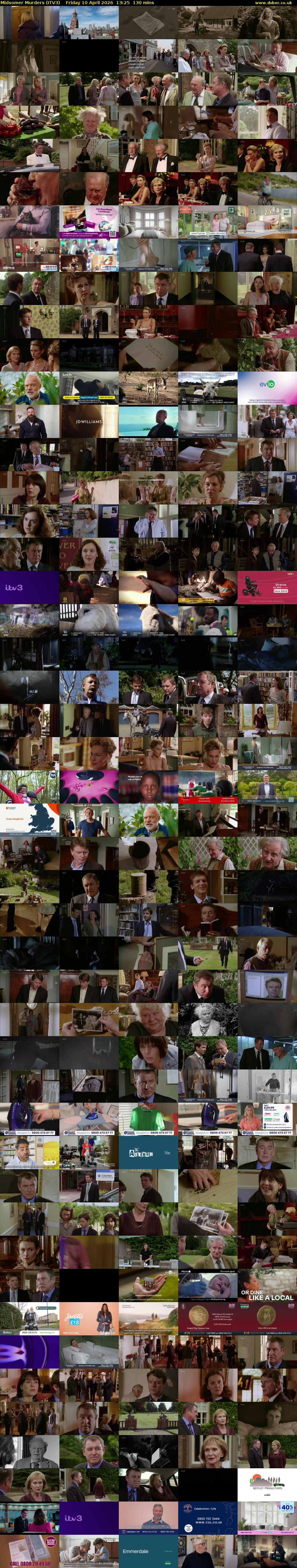 Midsomer Murders (ITV3) Friday 10 April 2026 13:25 - 15:35